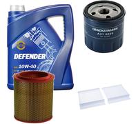 DENCKERMANN Controllo Set MANNOL 10W-40 5L Per Alfa Romeo 156 Sportwagon 1.8