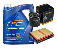 DENCKERMANN Controllo Set MANNOL 10W-40 5L Per Audi A1 Sportback 1.0 TFSI A3