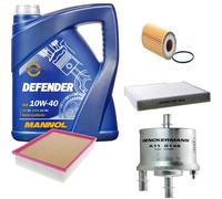 DENCKERMANN Controllo Set MANNOL 10W-40 5L Per Audi A1 Sportback 1.8 TFSI