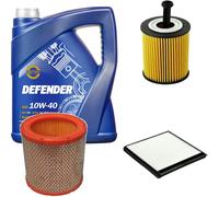 DENCKERMANN Controllo Set MANNOL 10W-40 5L Per Citroën Berlingo 1.4I 1.1I