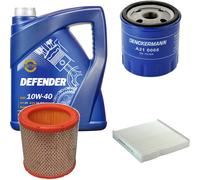 DENCKERMANN Controllo Set MANNOL 10W-40 5L Per Citroën Berlingo 1.4I 1.1I