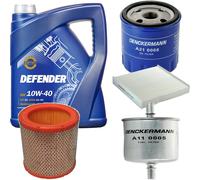 DENCKERMANN Controllo Set MANNOL 10W-40 5L Per Citroën Berlingo 1.4I 1.1I