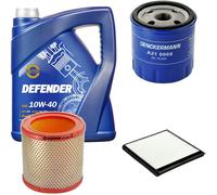 DENCKERMANN Controllo Set MANNOL 10W-40 5L Per Citroën Berlingo Kasten 1.1I