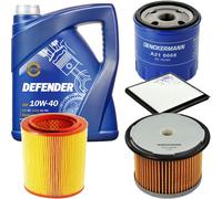 DENCKERMANN Controllo Set MANNOL 10W-40 5L Per Citroën Berlingo Kasten 1.9 D