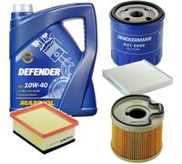 DENCKERMANN Controllo Set MANNOL 10W-40 5L Per Citroën Berlingo Kasten 2.0