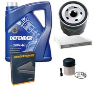 DENCKERMANN Controllo Set MANNOL 10W-40 5L Per Dacia Sandero II Logan MCV