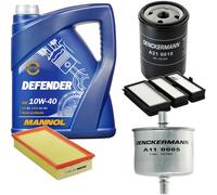 DENCKERMANN Controllo Set MANNOL 10W-40 5L Per Fiat Scudo Kasten 1.6 Citroën