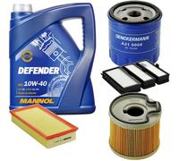DENCKERMANN Controllo Set MANNOL 10W-40 5L Per Fiat Scudo Kasten 2.0 JTD