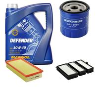 DENCKERMANN Controllo Set MANNOL 10W-40 5L Per Fiat Scudo Kasten 2.0 JTD