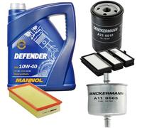 Denckermann Controllo Set mannol 10W-40 5L per Fiat Scudo Scatola 1.6