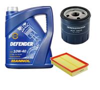DENCKERMANN Controllo Set MANNOL 10W-40 5L Per Fiat Stilo Multi Wagon 1.8 16V