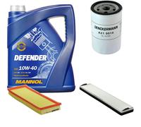 DENCKERMANN Controllo Set MANNOL 10W-40 5L Per Ford Mondeo I Turnier 1.8I 16V