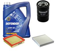 DENCKERMANN Controllo Set MANNOL 10W-40 5L Per Honda Civic VI Hatchback 1.5i