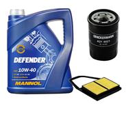 DENCKERMANN Controllo Set MANNOL 10W-40 5L Per Honda Civic VII Hatchback