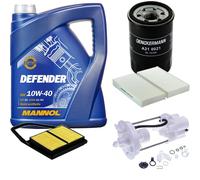 DENCKERMANN Controllo Set MANNOL 10W-40 5L Per Honda Civic VIII Berlina