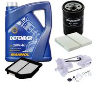 Denckermann Controllo Set mannol 10W-40 5L per Honda Civic VIII Berlina Di