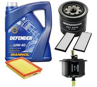 DENCKERMANN Controllo Set MANNOL 10W-40 5L Per Hyundai Accent II 1.3 1.5
