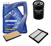 DENCKERMANN Controllo Set MANNOL 10W-40 5L Per Mitsubishi Mirage Stufenheck