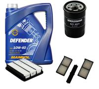 DENCKERMANN Controllo Set MANNOL 10W-40 5L Per Mitsubishi Pajero Pinin 1.8