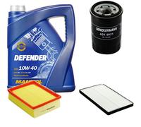 DENCKERMANN Controllo Set MANNOL 10W-40 5L Per Opel Combo 1.7 D Corsa B 1.5