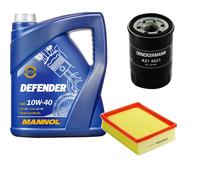 DENCKERMANN Controllo Set MANNOL 10W-40 5L Per Opel Combo 1.7 D Corsa B 1.5