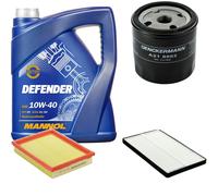 DENCKERMANN Controllo Set MANNOL 10W-40 5L Per Opel Corsa B 1.4I 1.2I Tigra