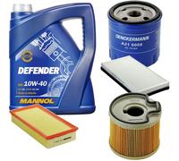 DENCKERMANN Controllo Set MANNOL 10W-40 5L Per Peugeot 406 Break 2.0 HDI 110