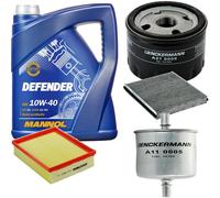 DENCKERMANN Controllo Set MANNOL 10W-40 5L Per Renault Laguna II 1.6 16V 2.0