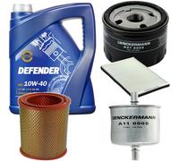DENCKERMANN Controllo Set MANNOL 10W-40 5L Per Renault Megane I 1.6I 1.6E