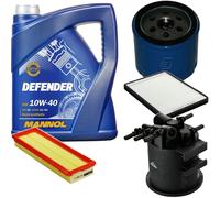 Denckermann Controllo Set mannol 10W-40 5L per Renault Megane I Grandtour 1.9