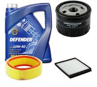 DENCKERMANN Controllo Set MANNOL 10W-40 5L Per Renault Megane Scenic 1.4i