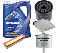 DENCKERMANN Controllo Set MANNOL 10W-40 5L Per Renault Twingo II 1.2 16V
