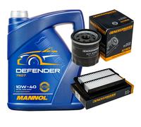 DENCKERMANN Controllo Set MANNOL 10W-40 5L Per Suzuki Baleno 1.0 SX4 S-Cross