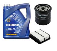DENCKERMANN Controllo Set MANNOL 10W-40 5L Per Suzuki Baleno Schrägheck 1.3i