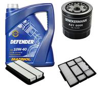 DENCKERMANN Controllo Set MANNOL 10W-40 5L Per Toyota Corolla Station Wagon