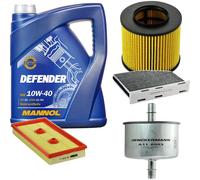 Denckermann Controllo Set mannol 10W-40 5L per VW Golf V 1.6 FSI Touran.Audi