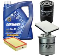 DENCKERMANN Controllo Set MANNOL 10W-40 5L Per VW Passat Variant 1.9 TD 1.6
