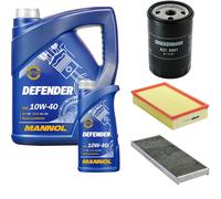 DENCKERMANN Controllo Set MANNOL 10W-40 6L Per Audi 80 2.0 E Cabriolet