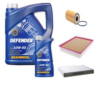 DENCKERMANN Controllo Set MANNOL 10W-40 6L Per Audi A1 Sportback 1.8 TFSI