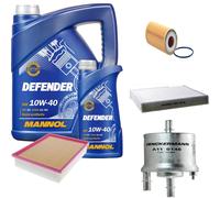 DENCKERMANN Controllo Set MANNOL 10W-40 6L Per Audi A1 Sportback 1.8 TFSI