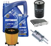 DENCKERMANN Controllo Set MANNOL 10W-40 6L Per Audi A3 Sportback 1.6 Seat
