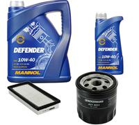 DENCKERMANN Controllo Set MANNOL 10W-40 6L Per Chrysler Voyager/Grand 2.0I