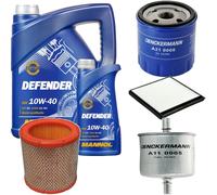 DENCKERMANN Controllo Set MANNOL 10W-40 6L Per Citroën Berlingo 1.4I 1.1I
