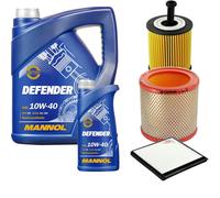 DENCKERMANN Controllo Set MANNOL 10W-40 6L Per Citroën Berlingo Kasten 1.1i
