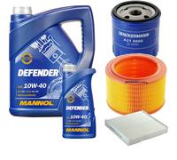 DENCKERMANN Controllo Set MANNOL 10W-40 6L Per Citroën Berlingo Kasten 1.9 D