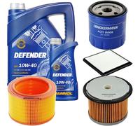 DENCKERMANN Controllo Set MANNOL 10W-40 6L Per Citroën Berlingo Kasten 1.9 D