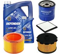DENCKERMANN Controllo Set MANNOL 10W-40 6L Per Citroën Berlingo Kasten 1.9 D