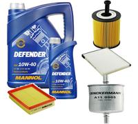 DENCKERMANN Controllo Set MANNOL 10W-40 6L Per Citroën Xsara 1.6 16V 1.4I