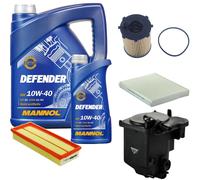 DENCKERMANN Controllo Set MANNOL 10W-40 6L Per Citroën Xsara Picasso 1.6 HDi