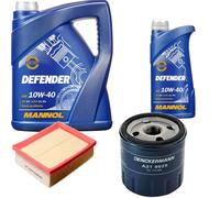DENCKERMANN Controllo Set MANNOL 10W-40 6L Per Fiat Multipla 1.9 JTD 105
